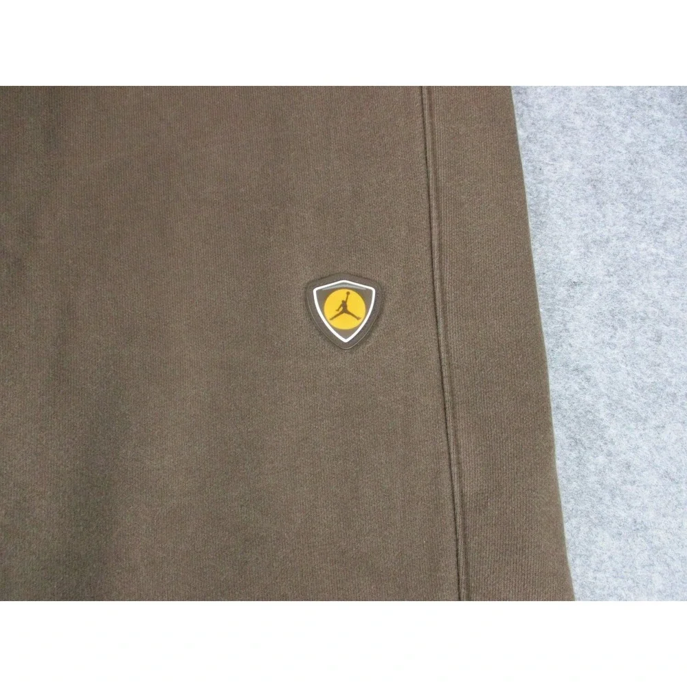 Jordan Pants Mens Large Brown 20 Anniversary Fleece Heavyweight Baggy Sweatpants